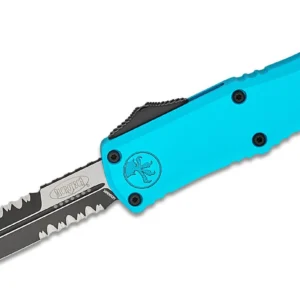 Microtech Hera II Mini Bayonet OTF Knife Turquoise Aluminum (2.9